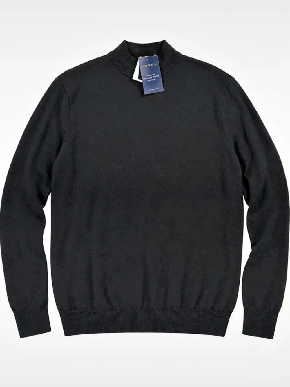 Club Room Crewneck Sweater in Black NWT